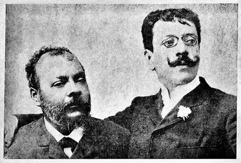 José do Patrocínio e Olavo Bilac (Imagem: Reprodução)