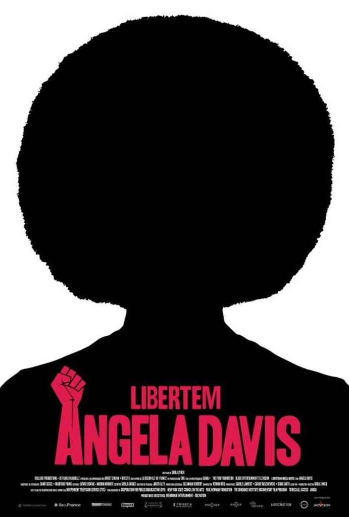 Cartaz original do filme "Libertem Angela Davis" (Imagem: Divulgação)