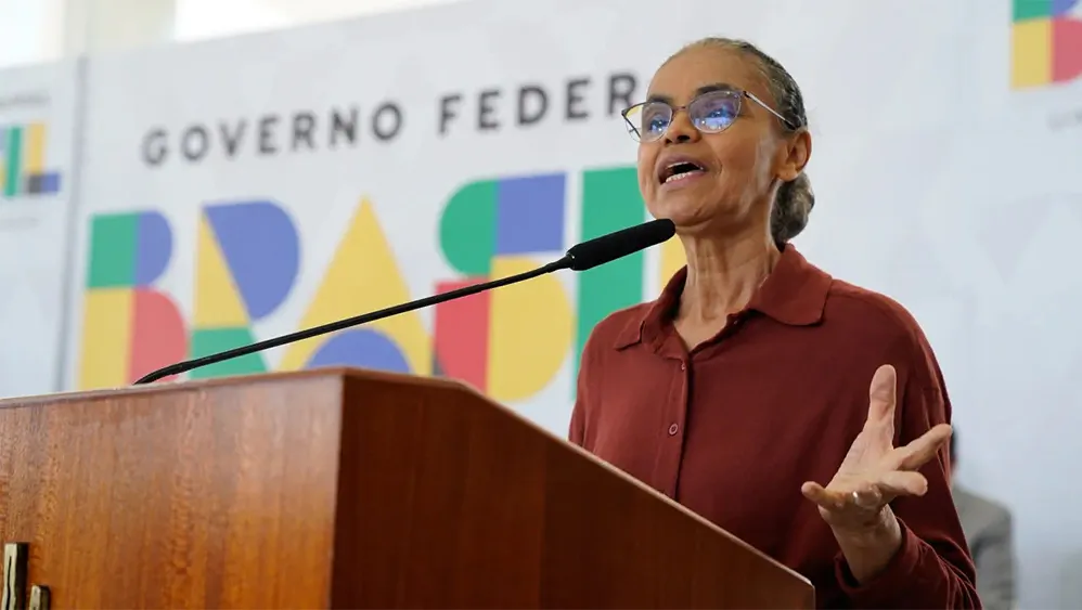 A ministra do Meio Ambiente e Mudança do Clima, Marina Silva.